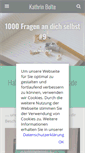 Mobile Screenshot of kathrin-bolte.de